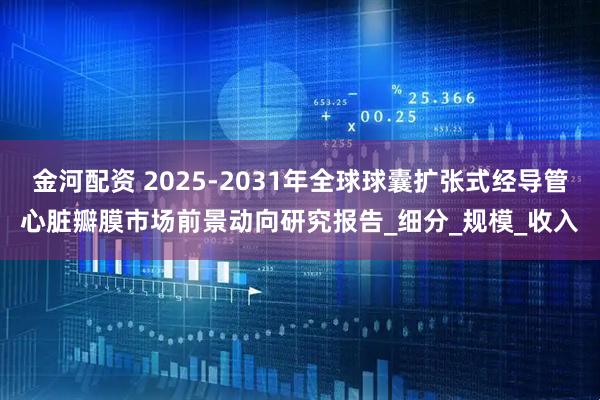 金河配资 2025-2031年全球球囊扩张式经导管心脏瓣膜市场前景动向研究报告_细分_规模_收入