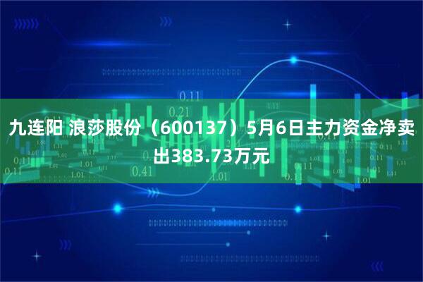 九连阳 浪莎股份（600137）5月6日主力资金净卖出383.73万元