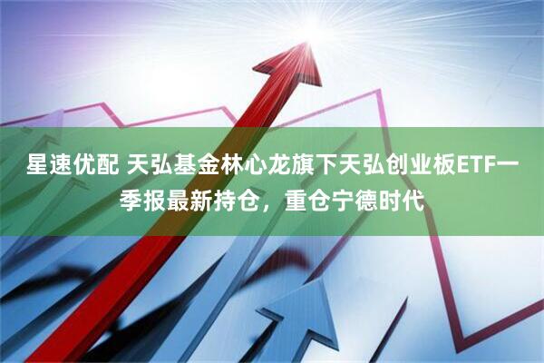 星速优配 天弘基金林心龙旗下天弘创业板ETF一季报最新持仓，重仓宁德时代
